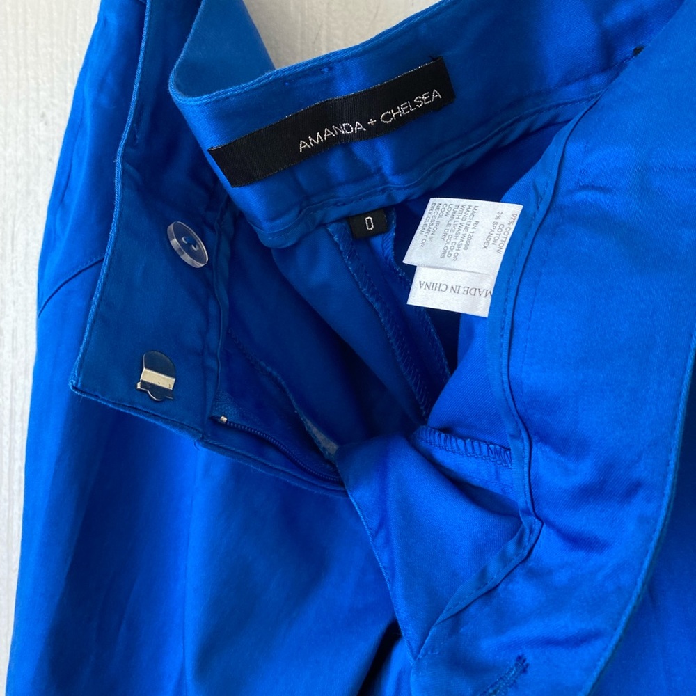 Amanda + Chelsea Tapered Blue Pants - Picture 3 of 5